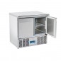 Saladette en inox, 2 à 3 portes, 215 litres, 0°C/+8°C