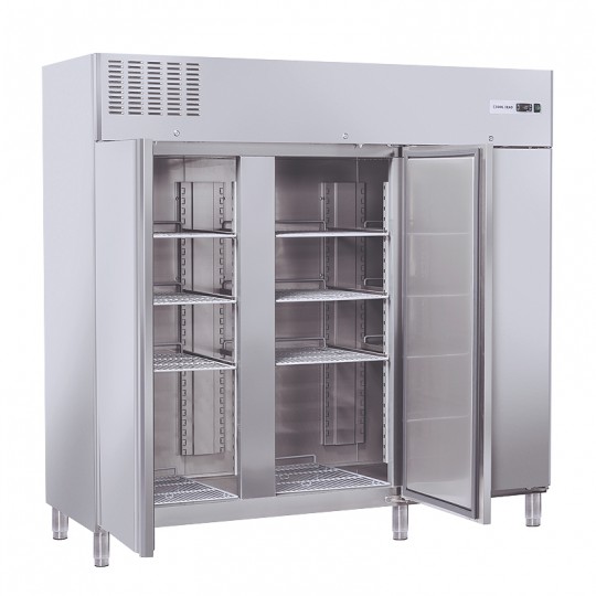 Armoire réfrigérée en inox, 3 portes, 1170 litres, -2°/+8°C