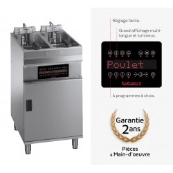 Friteuse Valentine EVO2525 "Evolution computer", 2 cuves de 9-10 litres