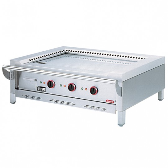 Teppanyaki électrique de table, 3 zones