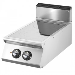 Plaque induction, top, 2 zones de cuisson Ø 220 mm chaque 3,5 kW