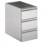 Bloc tiroir triple, 400x700 mm