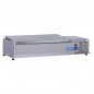 Vitrine réfrigérée pour pizzas en inox, 3 x GN1/3 + 1 x GN1/2, 43 litres, +2 °C/+8 °C
