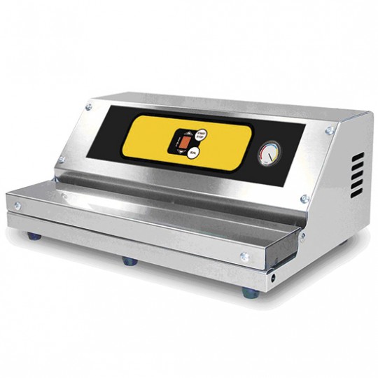 Machine sous vide en inox de table, soudure 400 mm