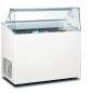 Vitrine à glace avec refrigeration statique, capacité 6x 5 litres, réserve 8x 5 litres, -15°/-20°C