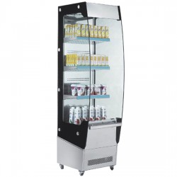 Vitrine réfrigéré verticale, 220 litres, +2°/+12°C