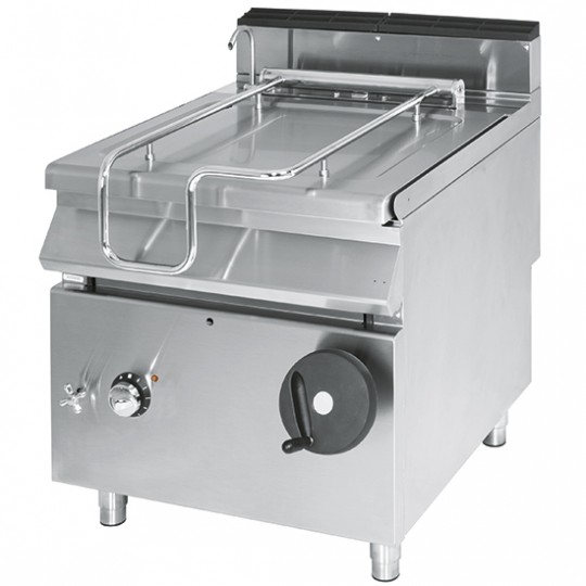 Sauteuse basculante électrique, capacité 50 litres, avec cuve en inox