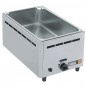 Bain-marie gaz de table, 1 cuve GN h150 mm