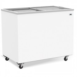 Congélateur bahut 314 litres avec couvercles coulissantes en verre, -14°/-24°C