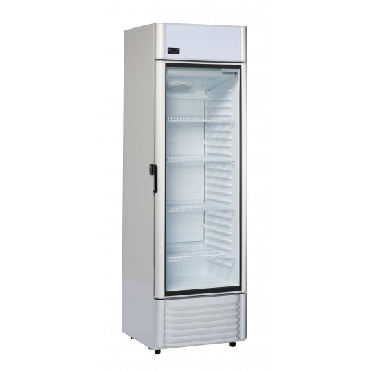 Armoire Vitrine réfrigérée à boissons, 1 porte vitrée, 339 litres, +1°/+10°C