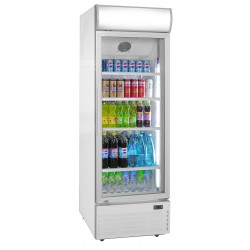 Armoire Vitrine réfrigérée à boissons, 1 porte vitrée, 350 litres +1°/+10°C