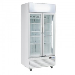 Armoire Vitrine réfrigérée à boissons, 2 portes vitrées, 620 litres, +1°/+10°C