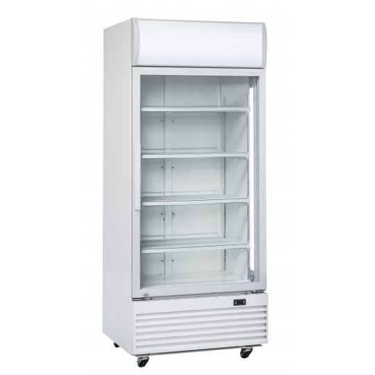Armoire Vitrine réfrigérée à boissons, 1 porte vitrée, 660 litres +1°/+10°C