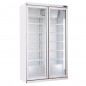 Armoire réfrigérée à boissons vitrée, 2 portes, 1050 litres, +1°/+10°C