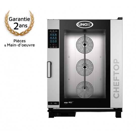 Combisteamer élec. CHEFTOP PLUS : 10 x GN2/1, Charnière à droite