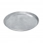 Plaque ronde pour pizzas ø 320 mm en aluminium, perforé ø 3 mm