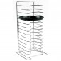 Râtelier pour 16 pizzas sur fond perforé max ø 360 mm