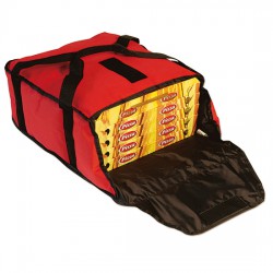 Sac isotherme pour 5 boîtes à pizza, max ø 330 mm