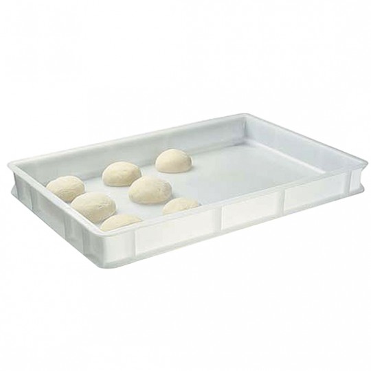 Bac en plastique pour balles à pizza, 600x400x70 mm