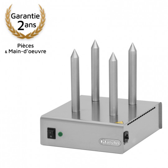 Toasteur 4 plots pour hotdog
