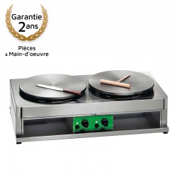 Crêpière à gaz double