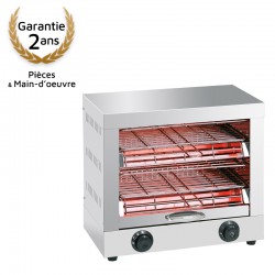 Gril/toasteur double