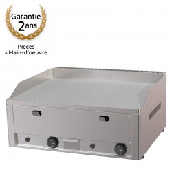 Gril de table à gaz 650 1/2+1/2, chrom