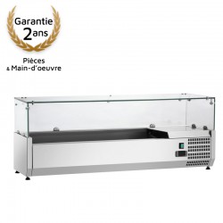 Présentoir réfrigéré GN 1/4 - L 1200