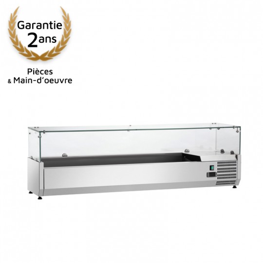 Présentoir réfrigéré 7x GN 1/4 - L 1500