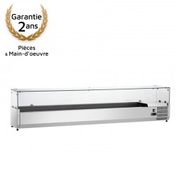 Présentoir réfrigéré GN 1/4 - L 2000