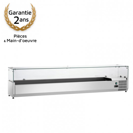 Présentoir réfrigéré GN 1/4 - L 2000