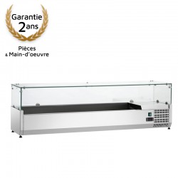 Présentoir réfrigéré 5xGN 1/3 + 1xGN 1/2