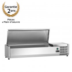 Présentoir avec couvercle 5 x GN 1/4