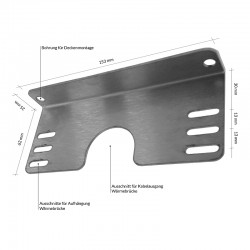 Equerres de fixation p. pont thermique