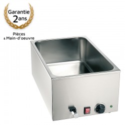 Bain-marie GN 1/1 - 150mm, avec robinet