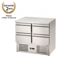 Mini table réfrigérée 900S4, 4 tiroirs