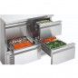 Mini table réfrigérée 900S4, 4 tiroirs