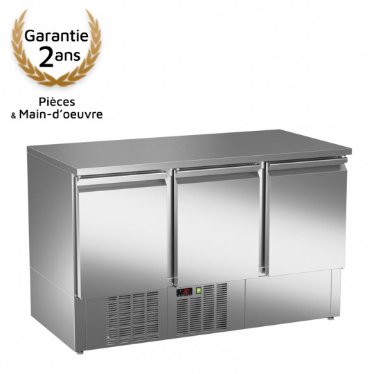 Mini table réfrigérée, 3 portes