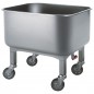 Chariot à lavages avec robinet de vidange, 280 litres