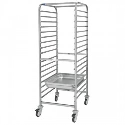 Chariot pour bacs GN, 17x GN 2/1 h65 mm