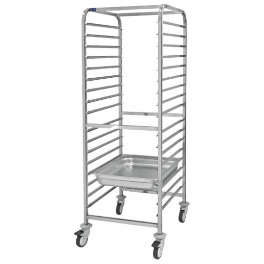 Chariot pour bacs GN, 17x GN 2/1 h65 mm