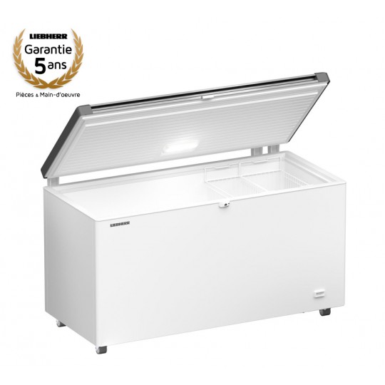 Congélateur bahut blanc, capacité utile 404 Litres - Liebherr