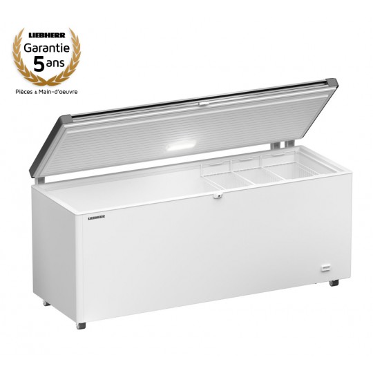 Congélateur bahut blanc, capacité utile 542 Litres - Liebherr