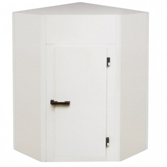 Chambre froide, modèle angulaire, épaisseur 100 mm, h2480 mm, 1320x1320 mm
